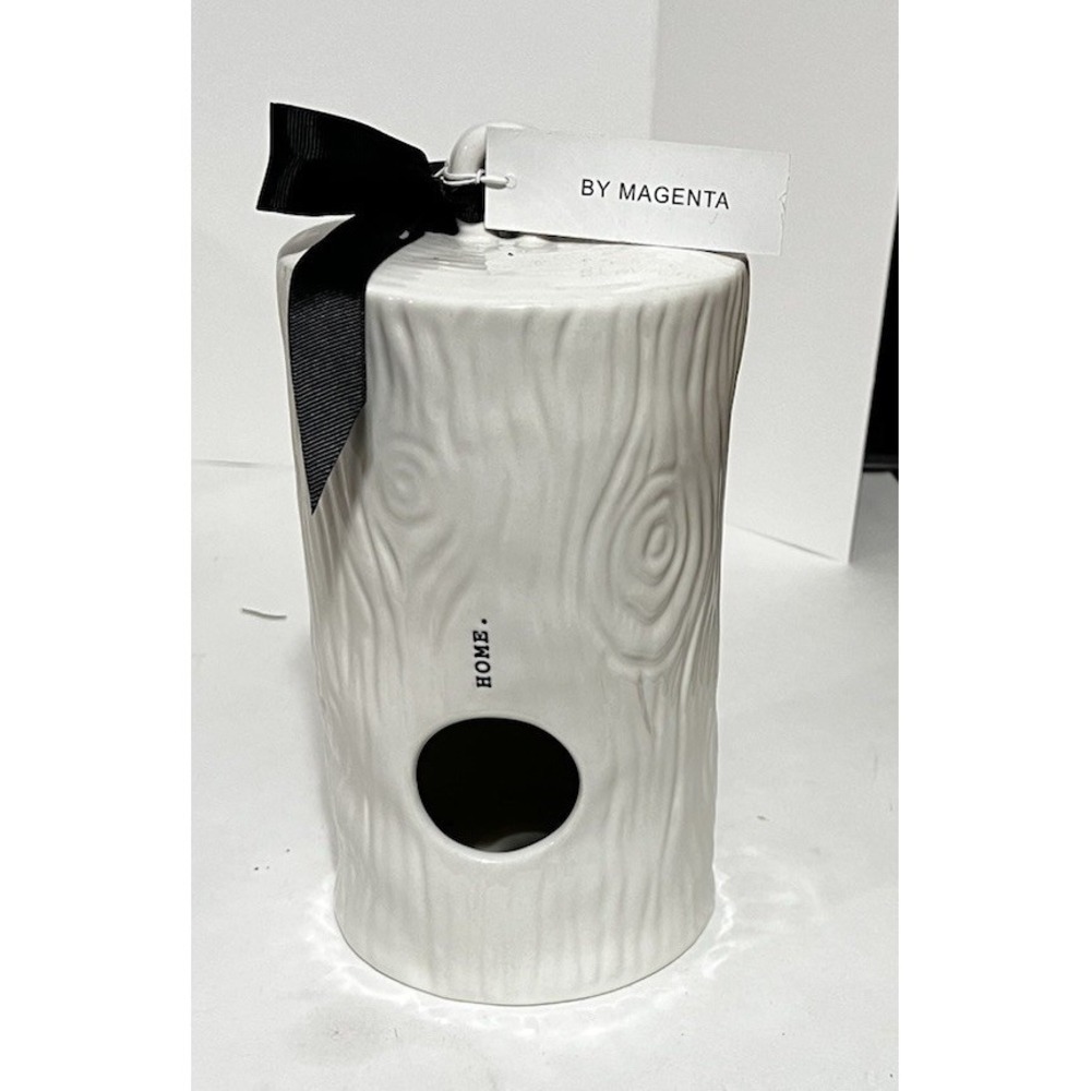 Rae Dunn Home Woodgrain Birdhouse 2018